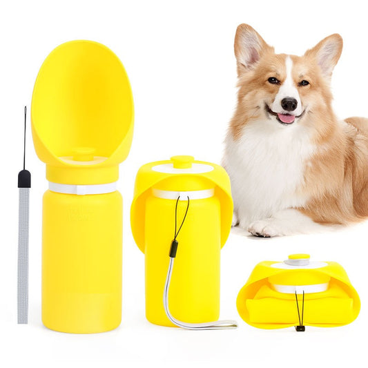 Collapsible Pet Water Bottle | Portable Dog Travel Water Dispenser | Petvelixir