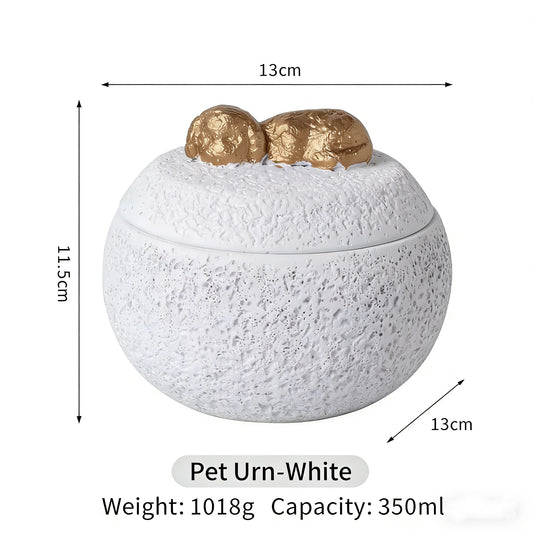 Pet Memorial Urn | Ashes Storage Jar for Dogs & Cats Funeral Supplies | Petvelixir