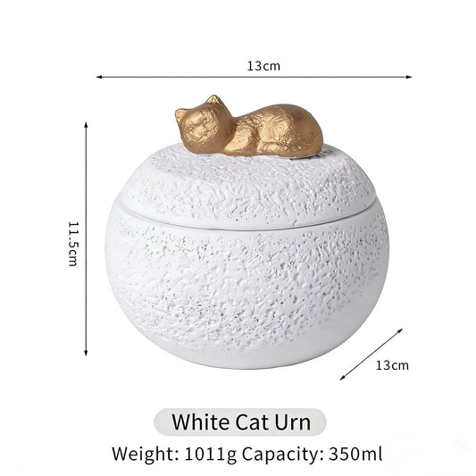 Pet Memorial Ashes Urn for Dogs & Cats Funeral Storage Supplies | Petvelixir