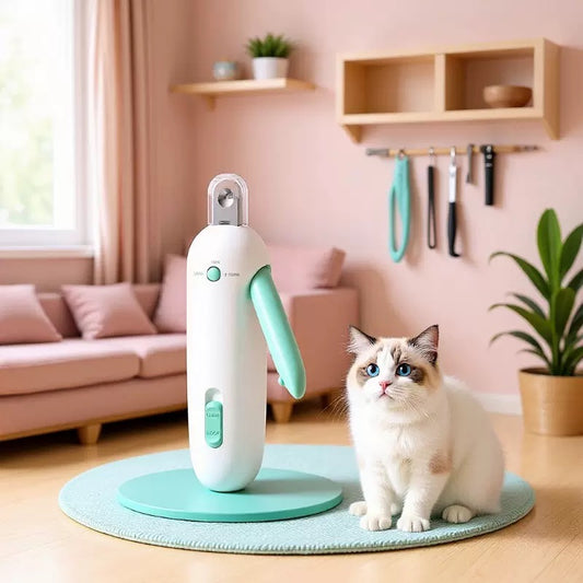 Anti-Blood Line Pet Nail Clipper Grinder Kit for Cats & Dogs Grooming | Petvelixir