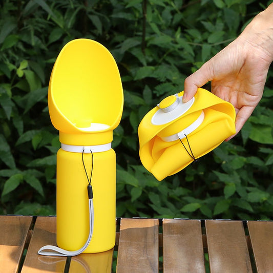 Collapsible Leak-Proof Pet Water Bottle for Dog Outdoor Travel | Petvelixir